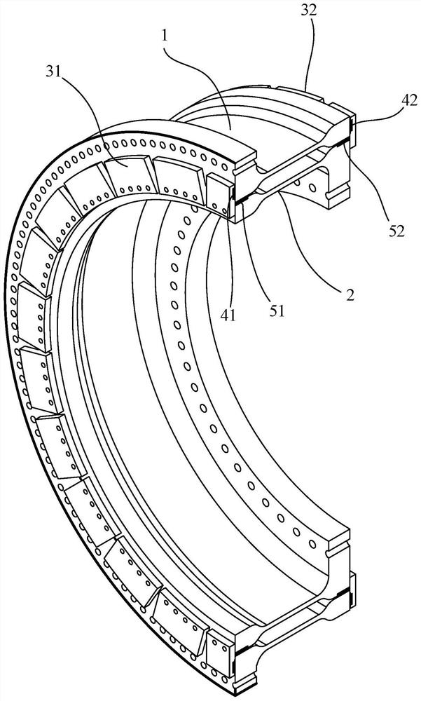 Sliding main bearing drive chain and wind turbine including same