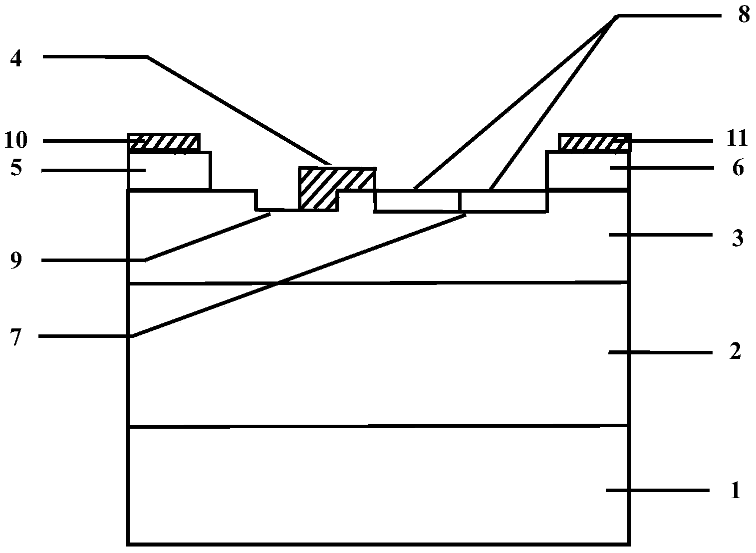 4H-SiC metal semiconductor field-effect transistor