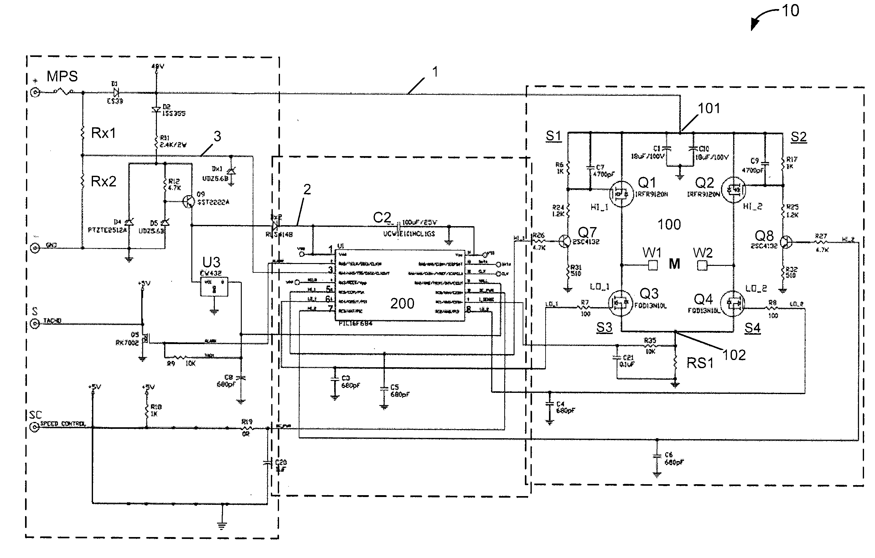 Method and Apparatus of Fan Motor Brake