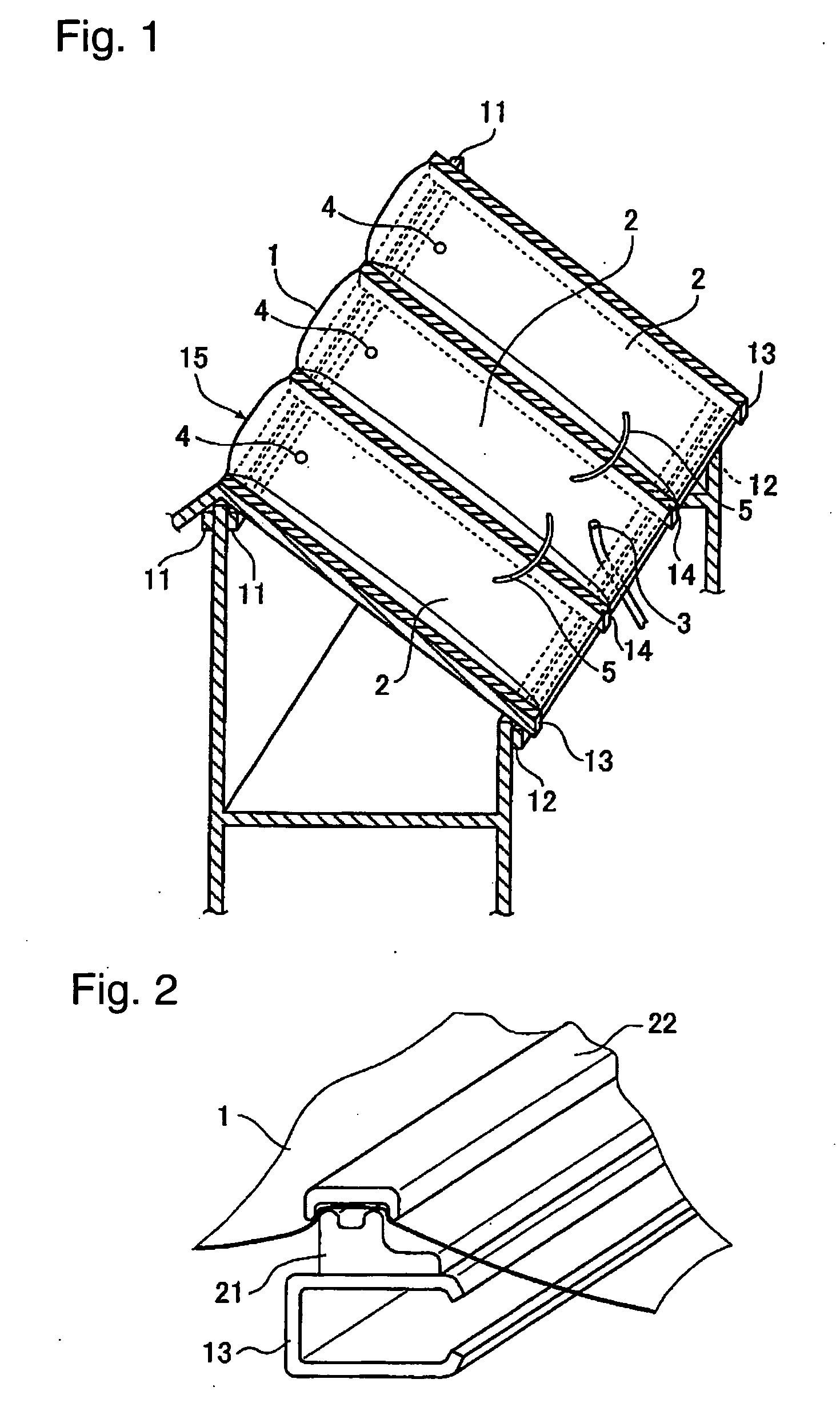 Transparent plastic film roof and building using the same