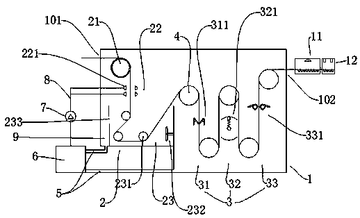 Cloth dyeing machine