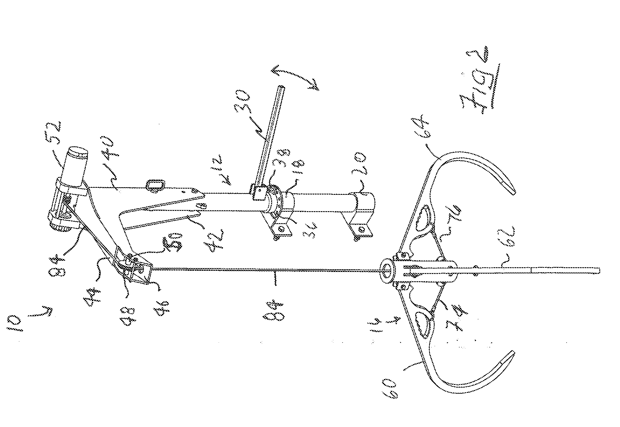 On-board grapple hoist for agriculture vehicle