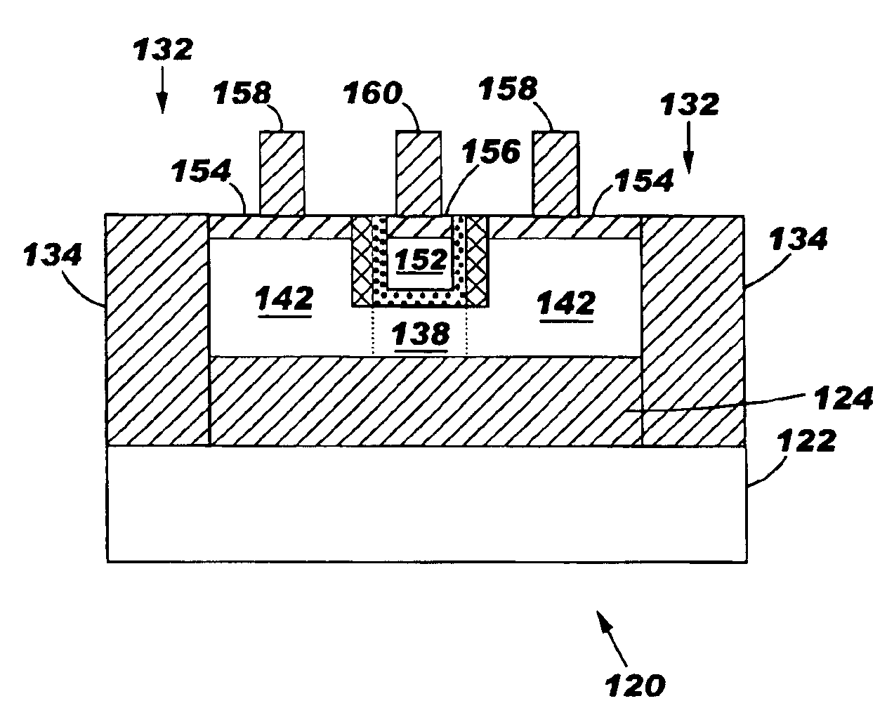 High performance FET with elevated source/drain region