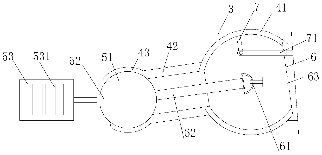 Adjustable reciprocating excising device for intervertebral disc under spinal endoscope