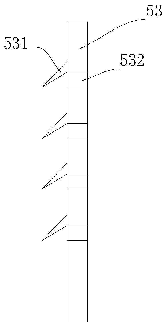 Adjustable reciprocating excising device for intervertebral disc under spinal endoscope