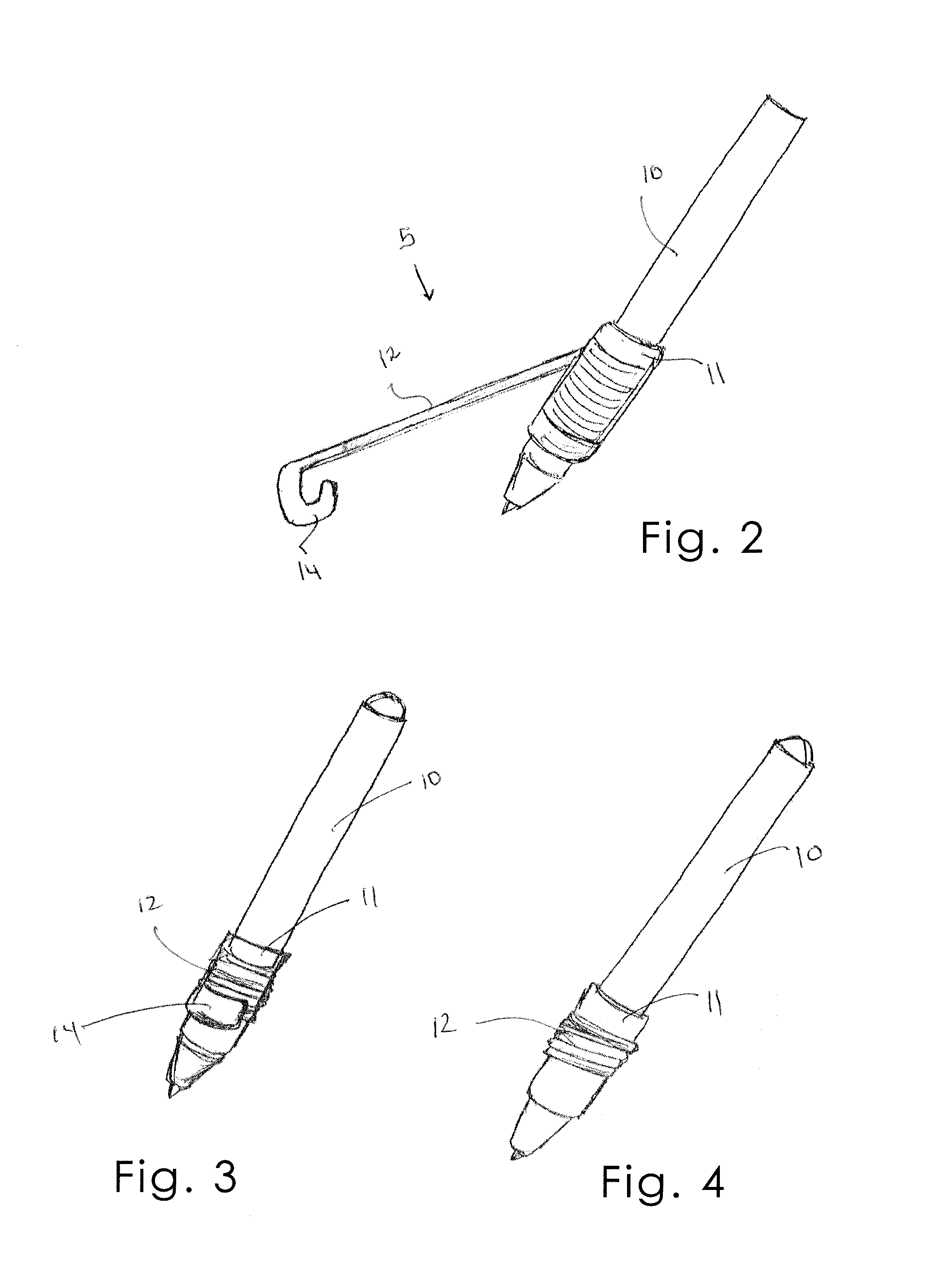 Attention Enhancing Writing Instrument Accessory and Method of Use