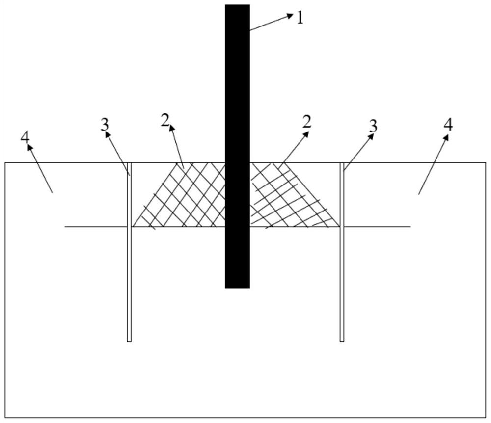 In-situ protection method for wood structure ruins in northwest region