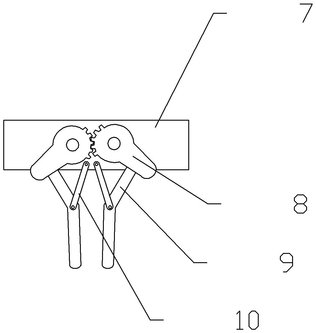 The working method of tea picking manipulator