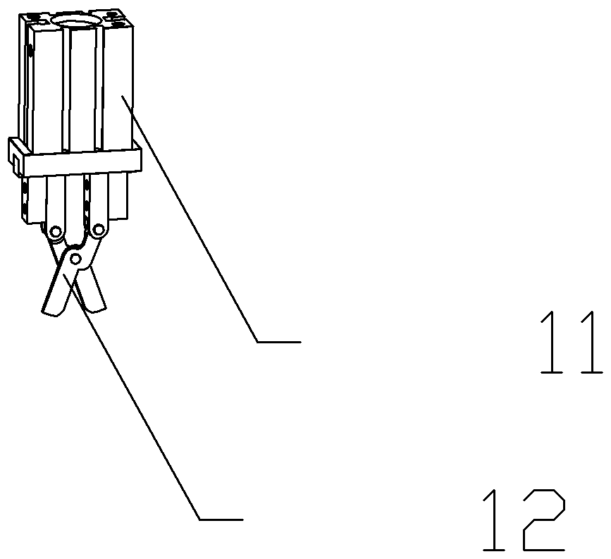 The working method of tea picking manipulator