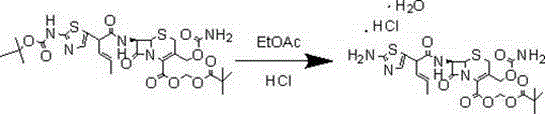 Method for preparing cefcapene pivoxil hydrochloride