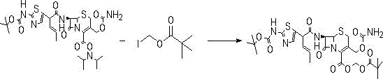 Method for preparing cefcapene pivoxil hydrochloride