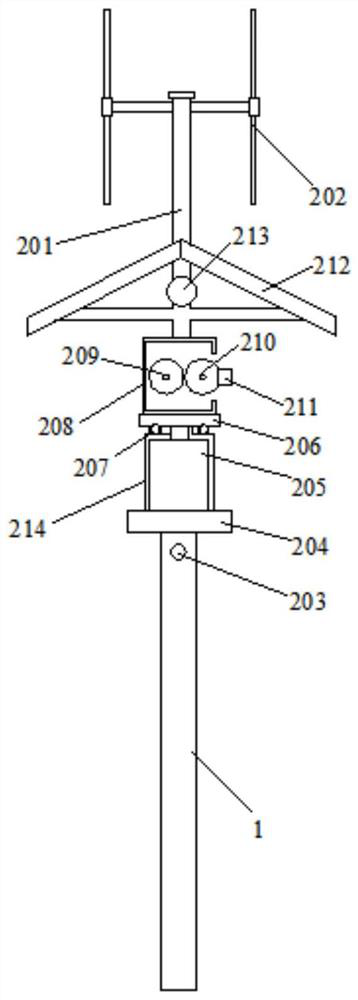 An unmanned automatic mine safety monitoring system