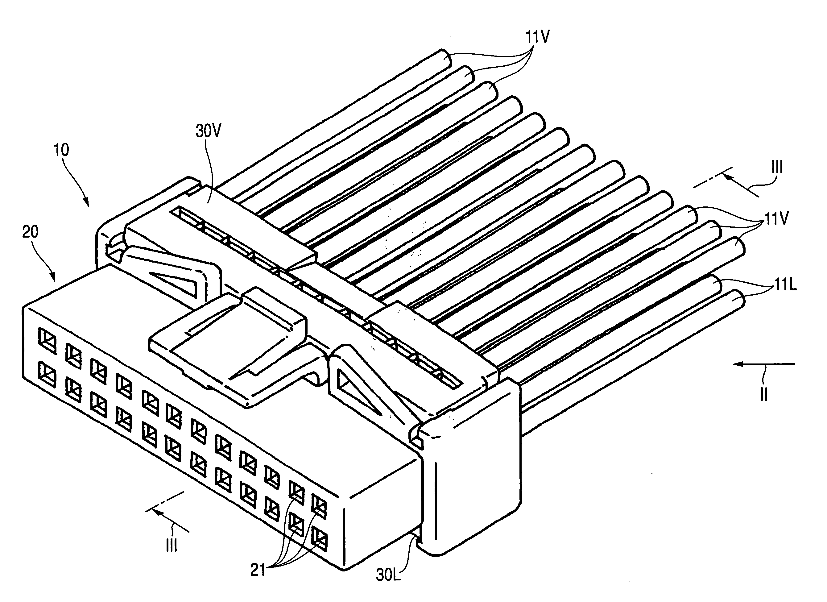 Press-contact connector