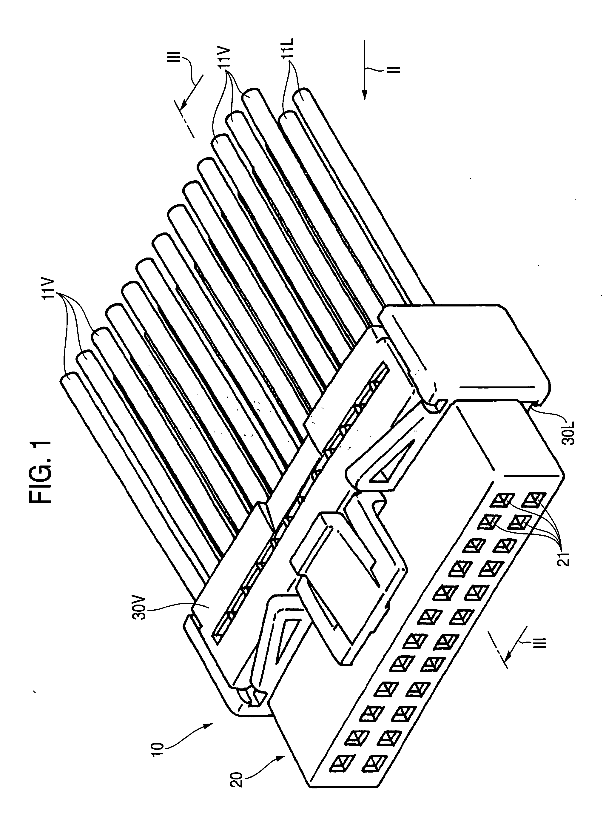 Press-contact connector