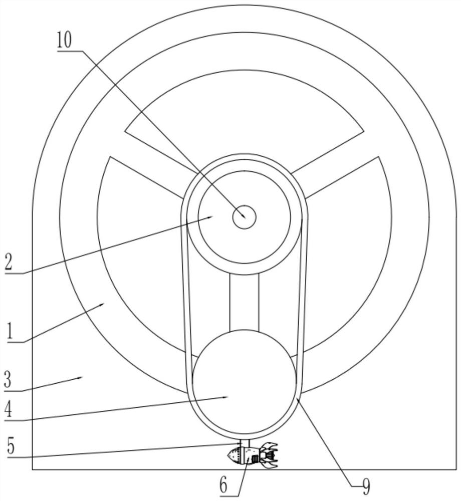 Labor-saving and efficiency-increasing driving device