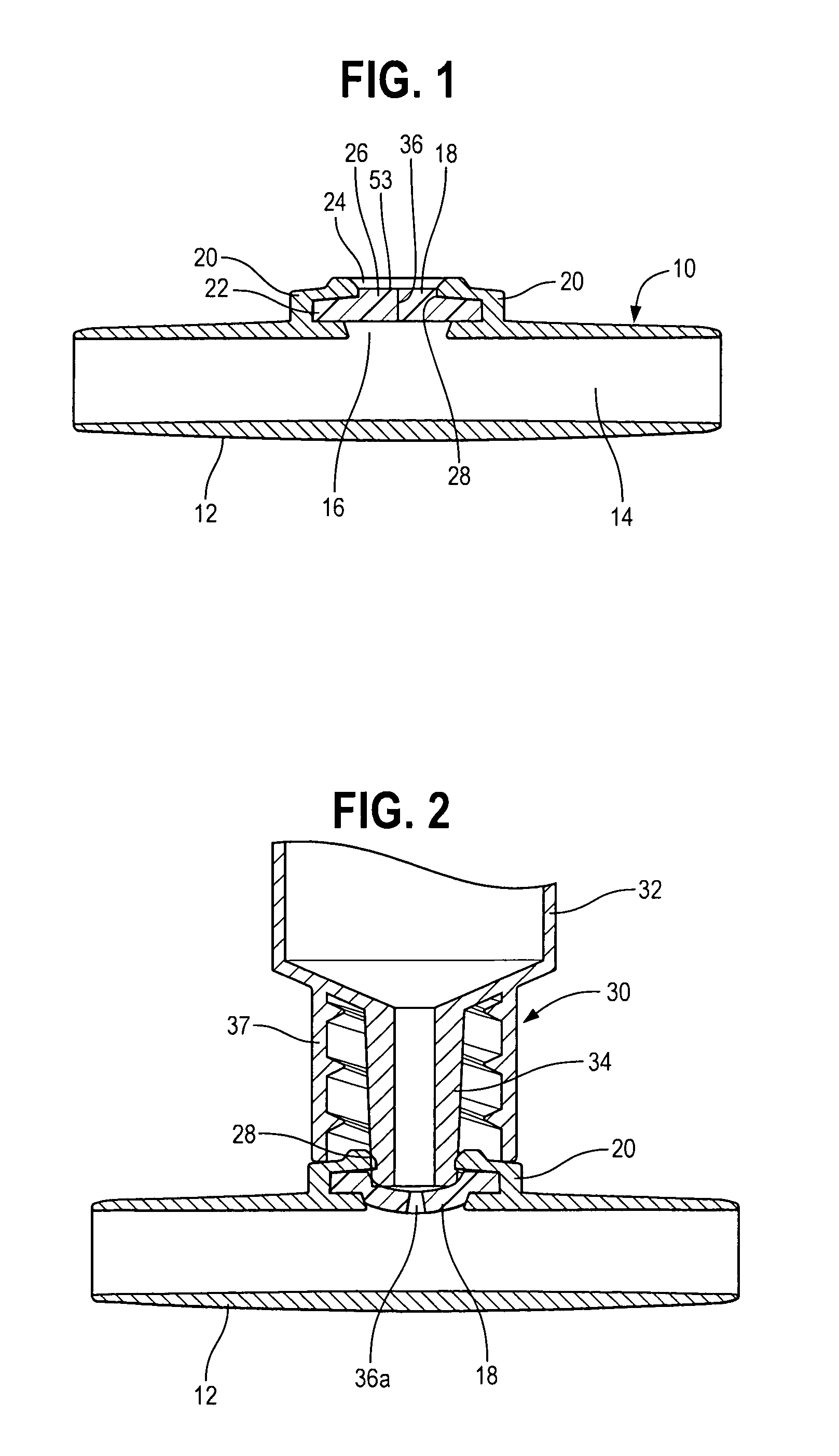 Injection site for male luer or other tubular connector