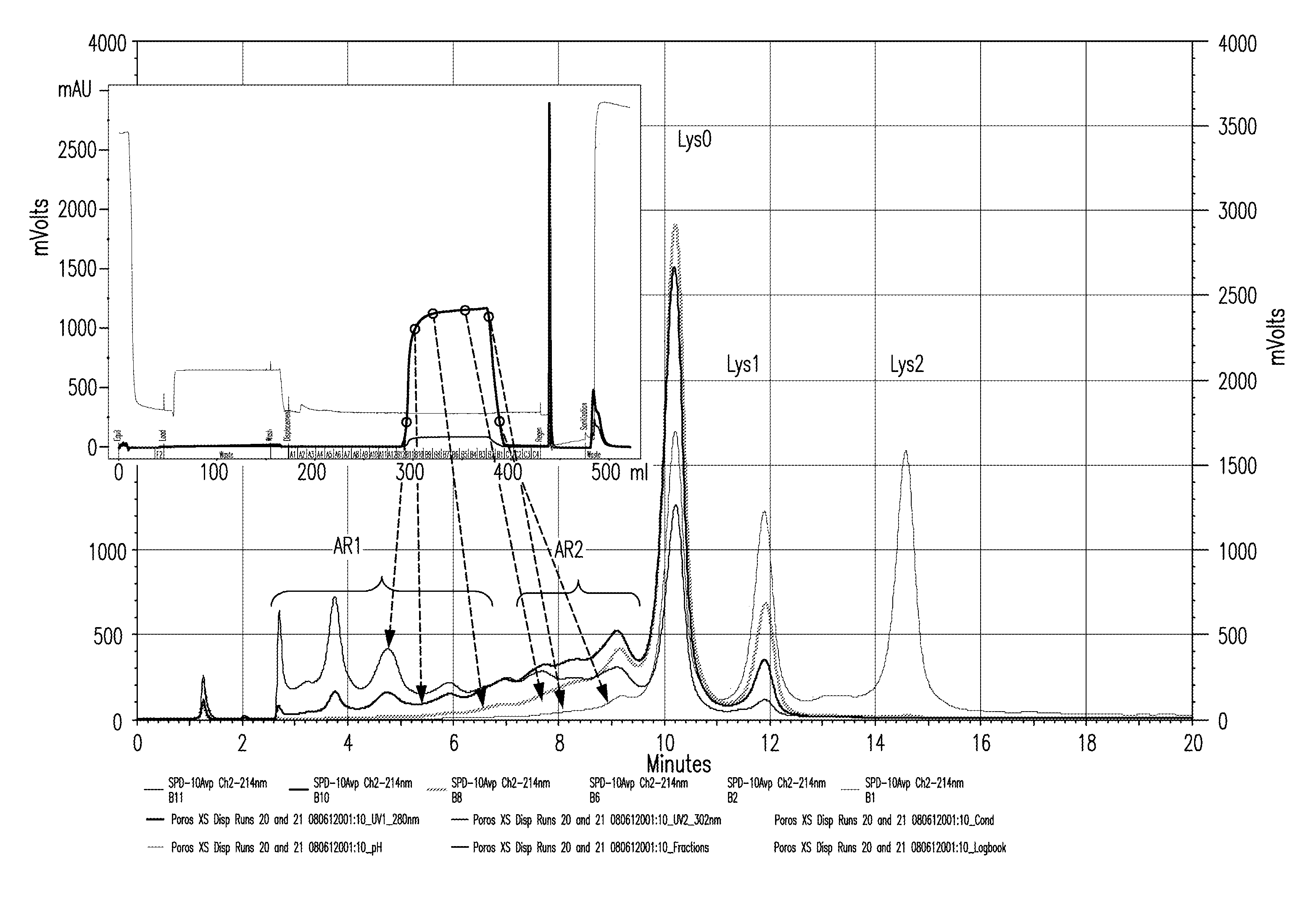 Protein purification using displacement chromatography