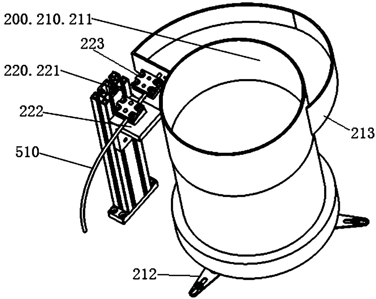 Automatic assembling device for vehicle door lock pins