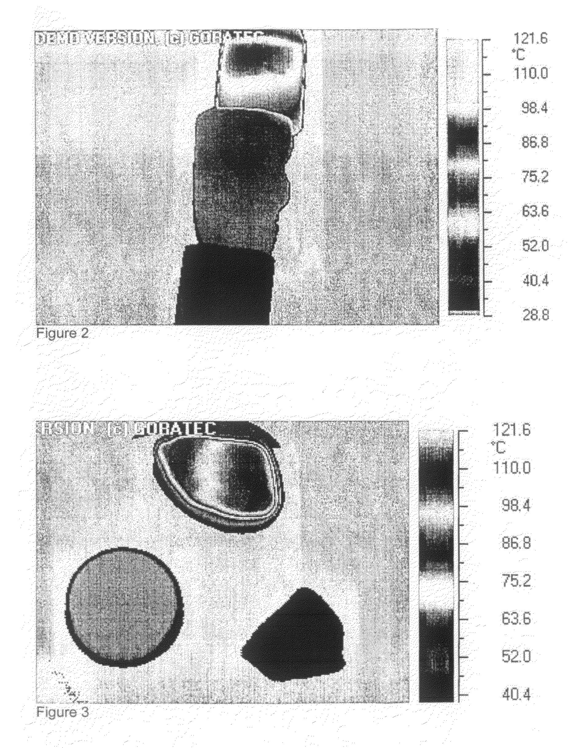 Method of determining the presence of a mineral within a material