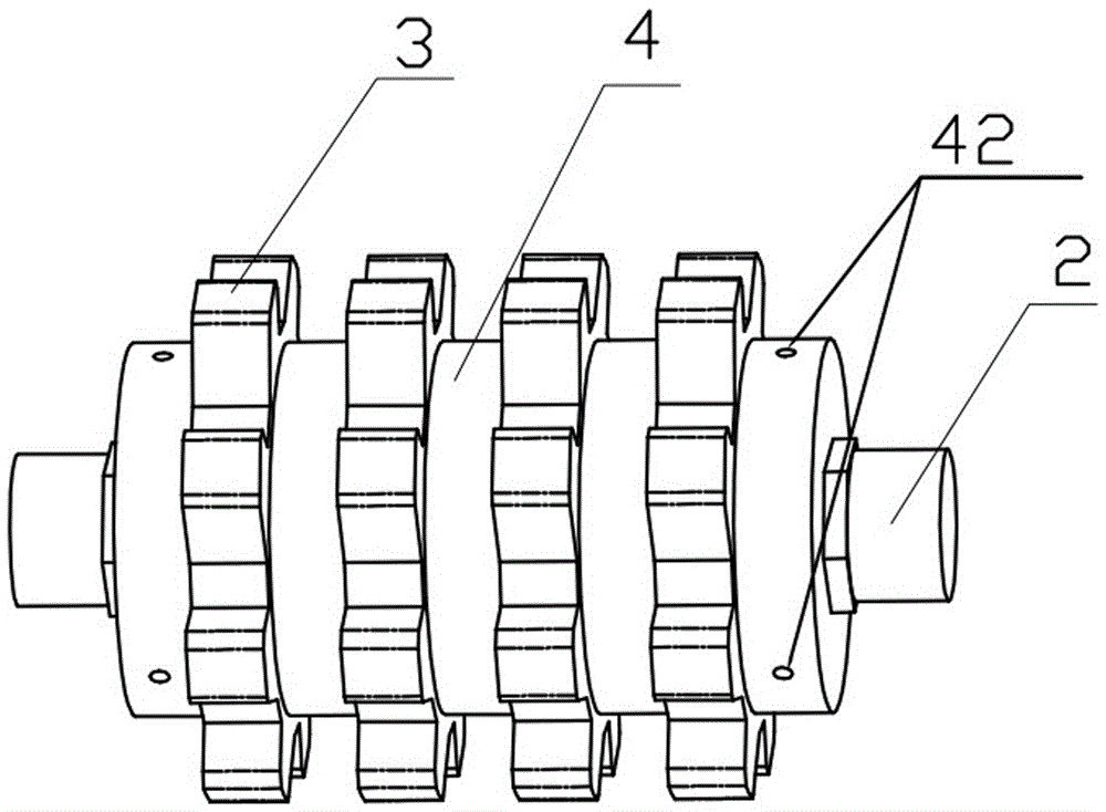 Ceramic roller for crushing lithium battery raw material and ceramic twin-roller machine