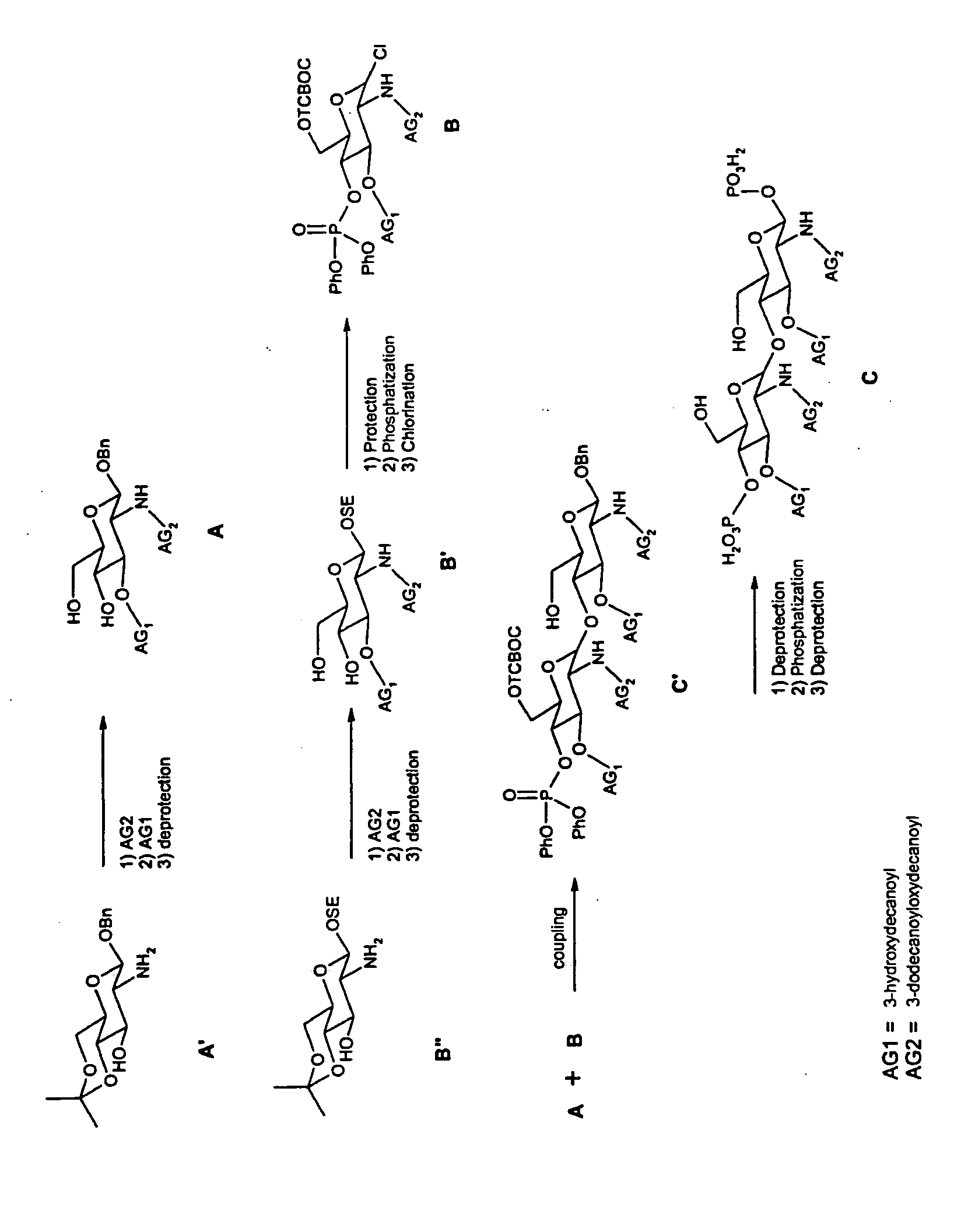 Lipid A-type compound and composition containing it