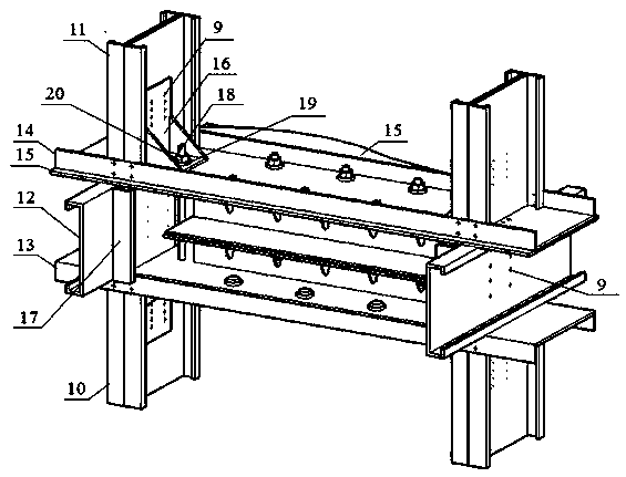 Cold-formed thin-walled steel house interior wall reinforcement components