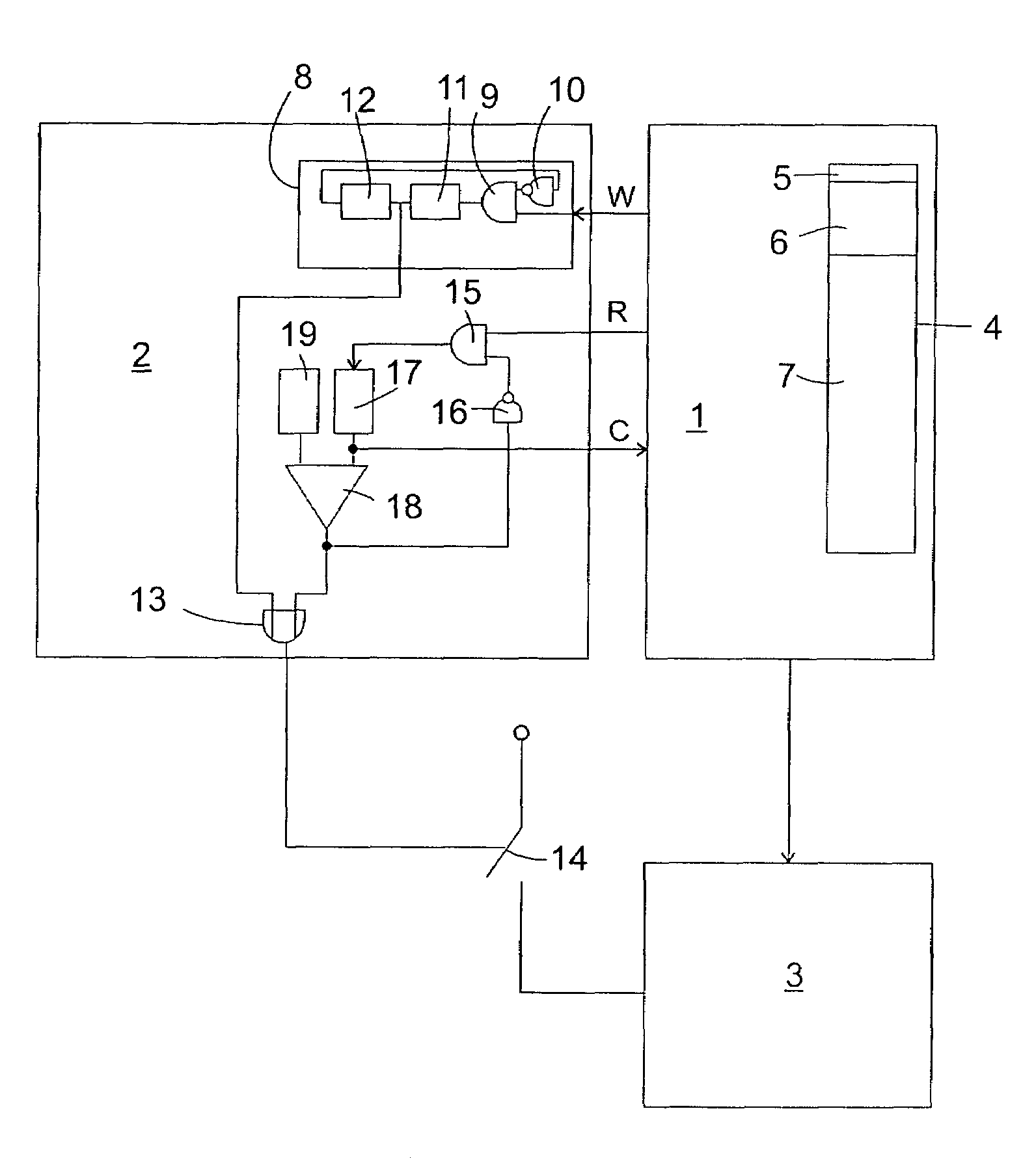 Microcontroller system and operating method for secure device locking using counter and timer