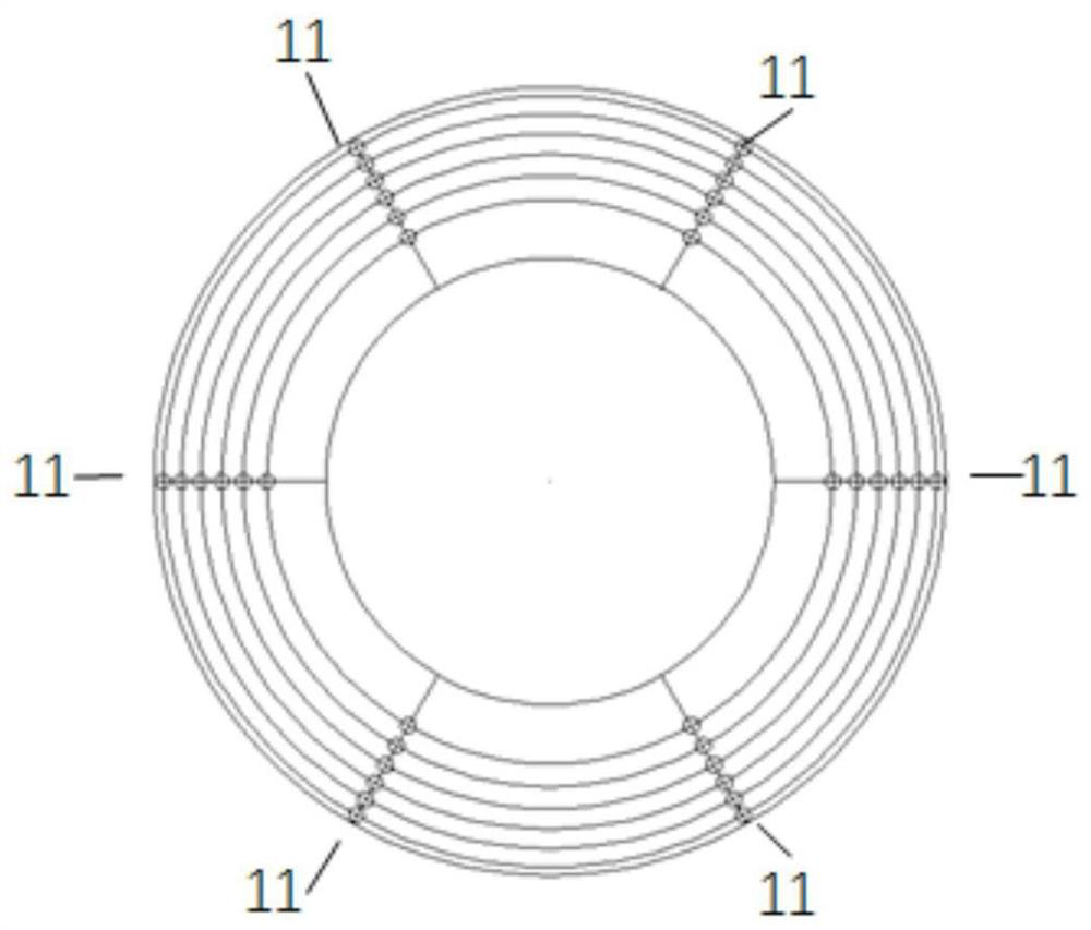 Gas turbine radial air inlet complex distortion digital twinning test device and control method