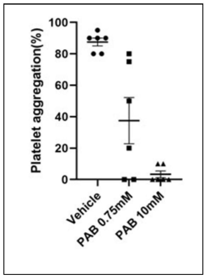 Application of pseudolaric acid in preparation of antiplatelet drugs