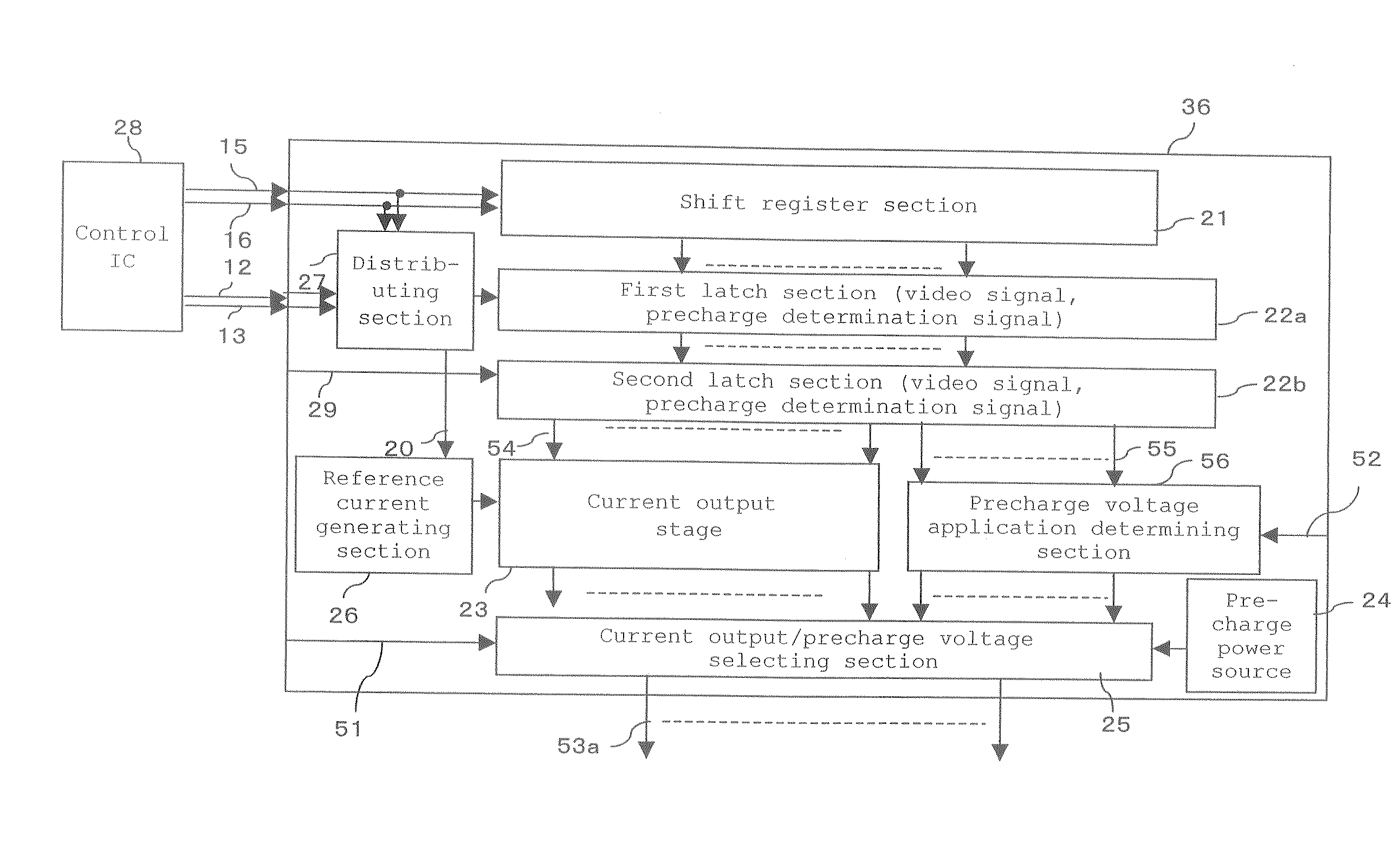 Driving method of self-luminous type display unit, display control device of self-luminous type display unit, current output type drive circuit of self-luminous type display unit