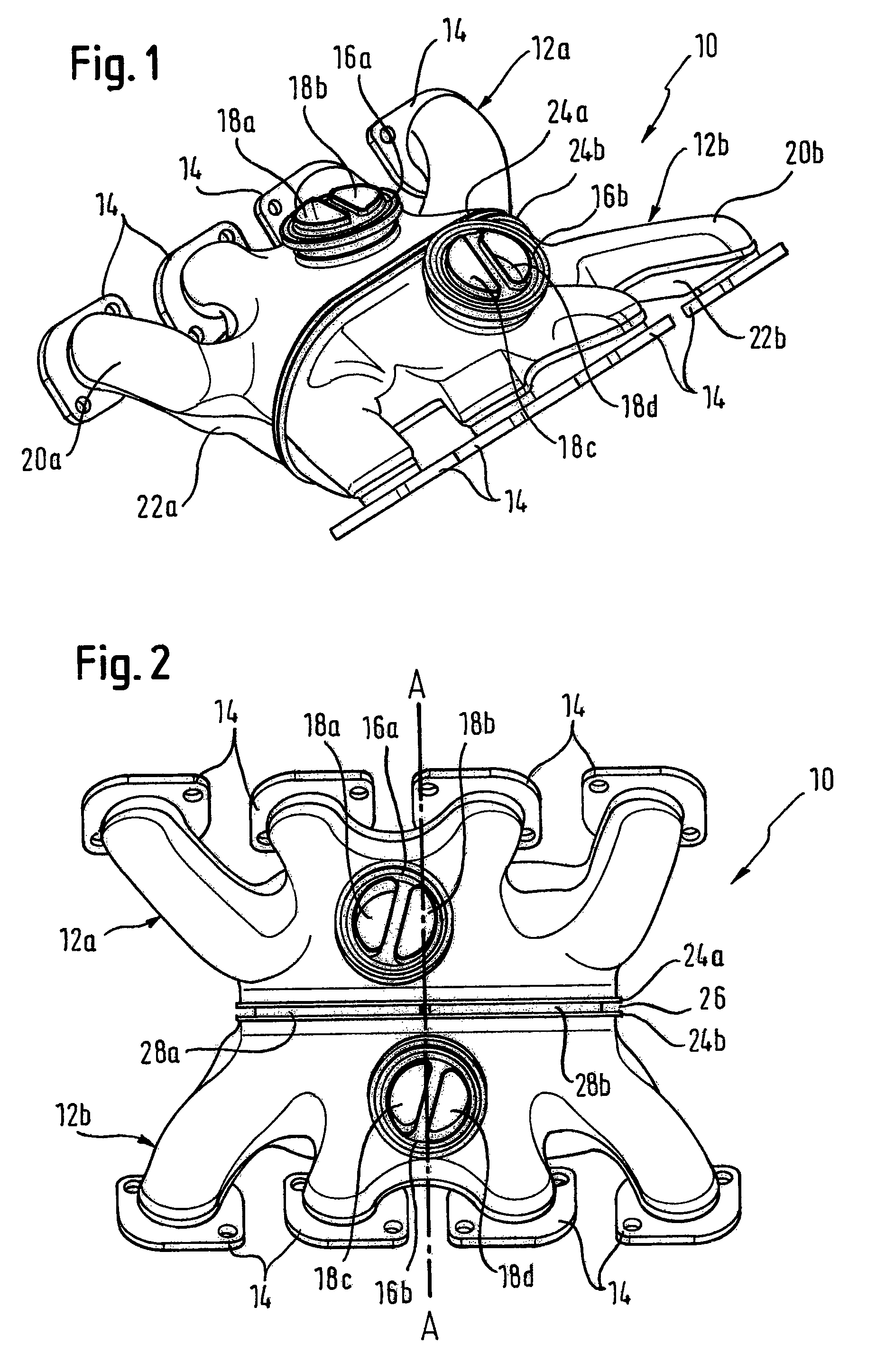 Exhaust gas system