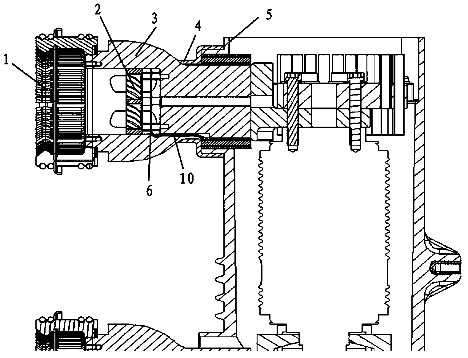 Air cooling structure for circuit breaker