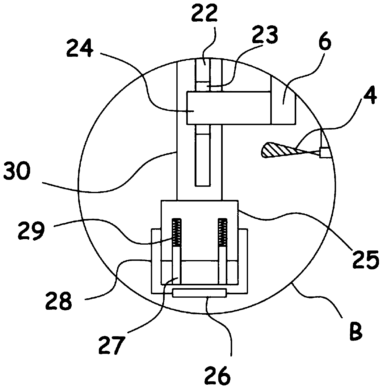 Electronic commerce logistics parcel stamping device