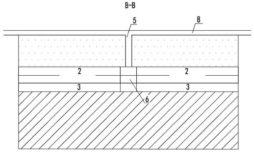 Downward layered up-down staggered drift filling mining method