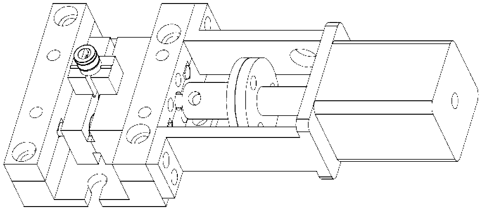 Inner wall clamping device of thin-wall cylindrical micro parts and method