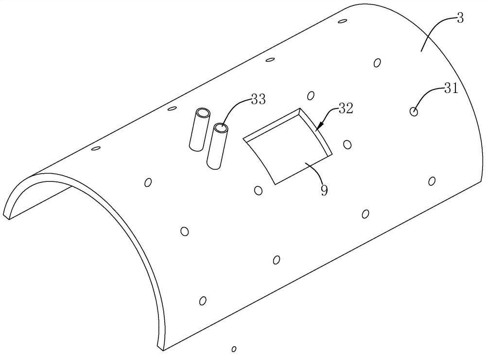 A kind of collapse treatment method of underground excavation tunnel