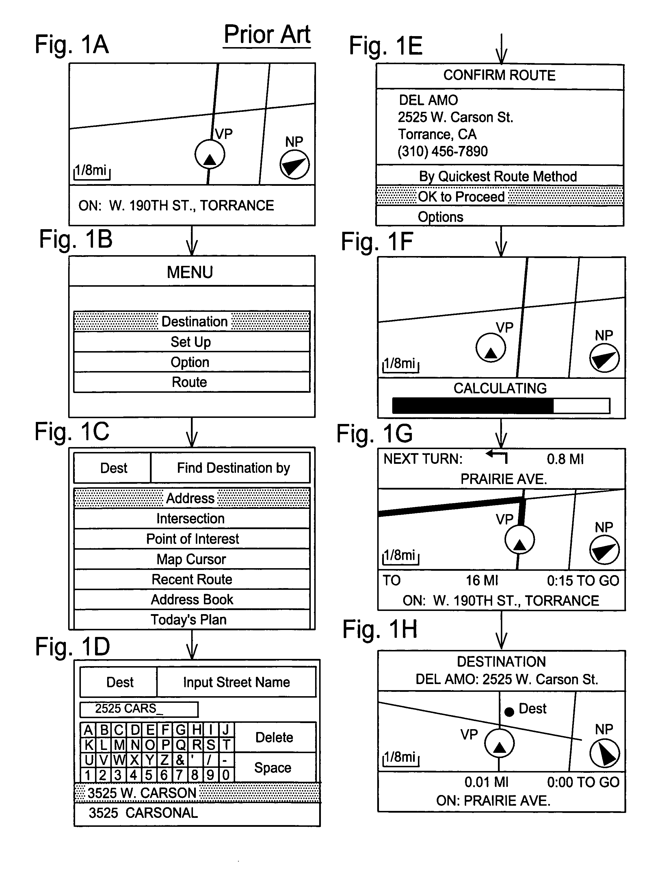 Off-route recalculation method and apparatus for navigation system