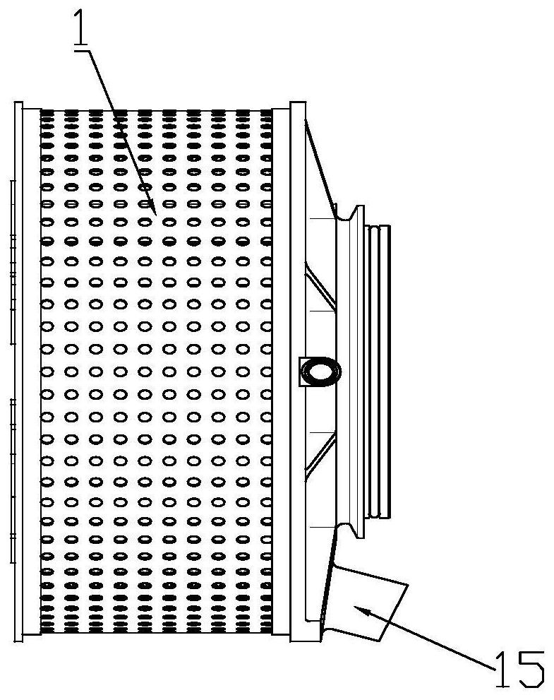 Air filter for diesel engine turbocharger