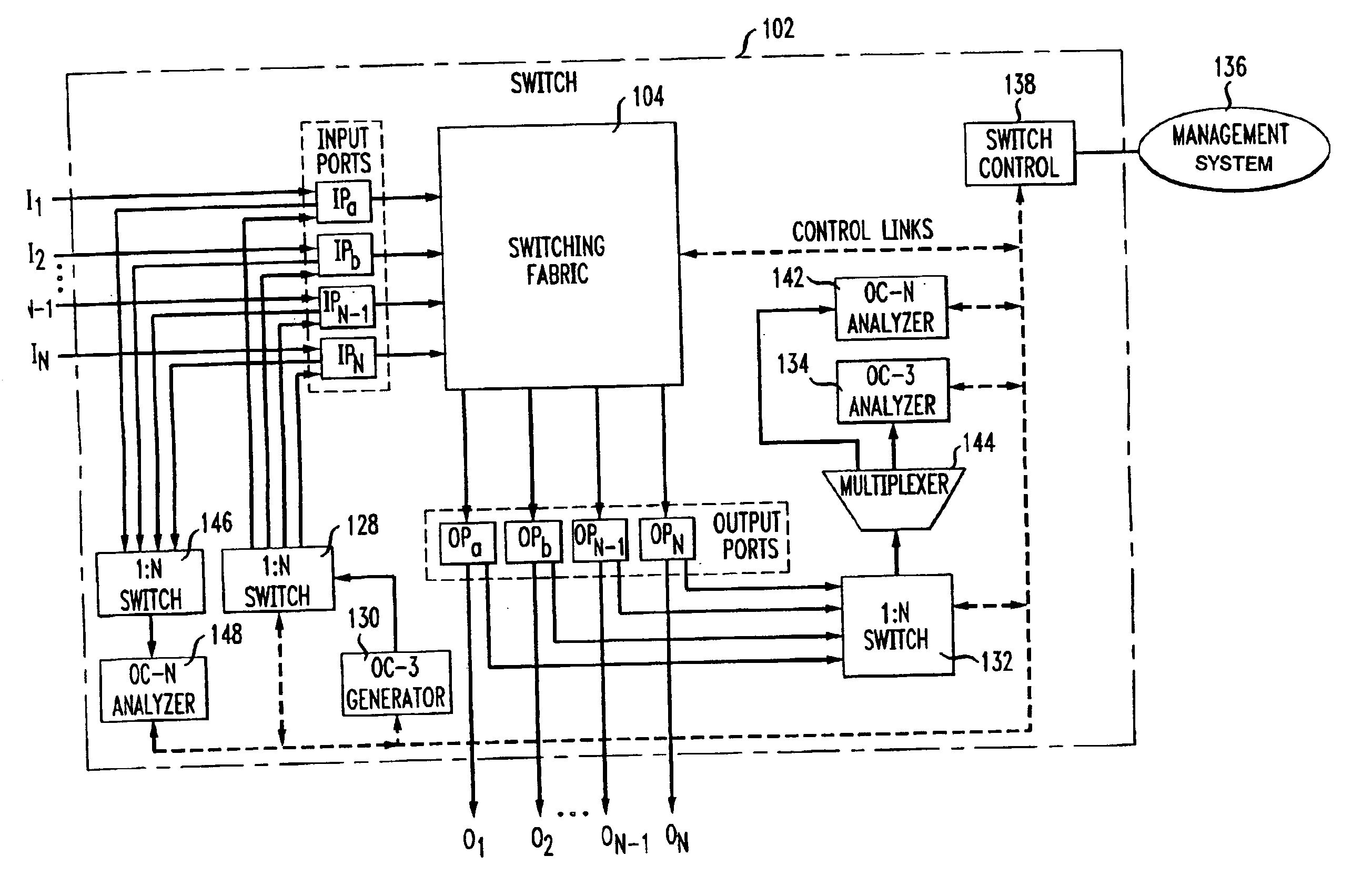 Transparent optical switch