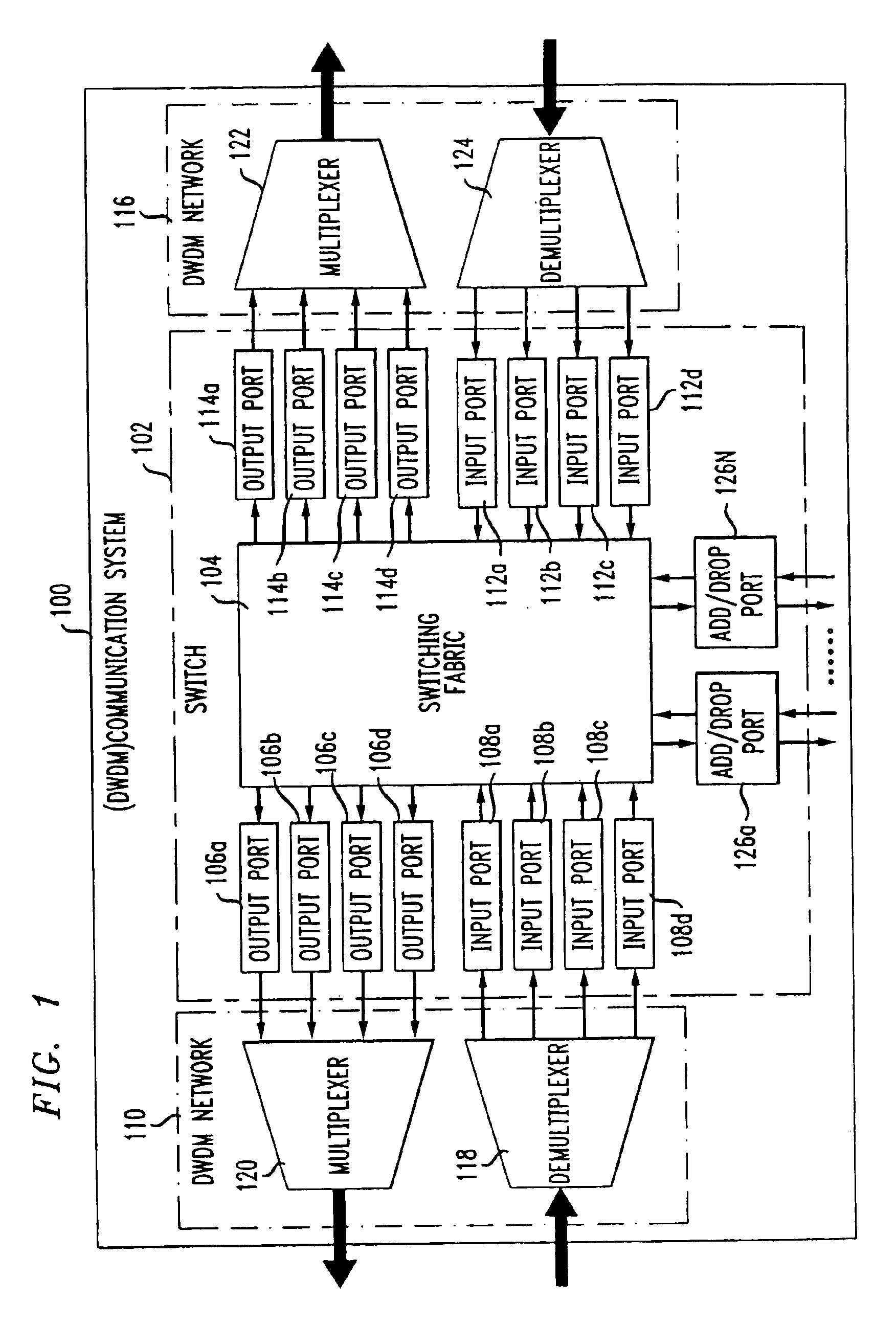 Transparent optical switch