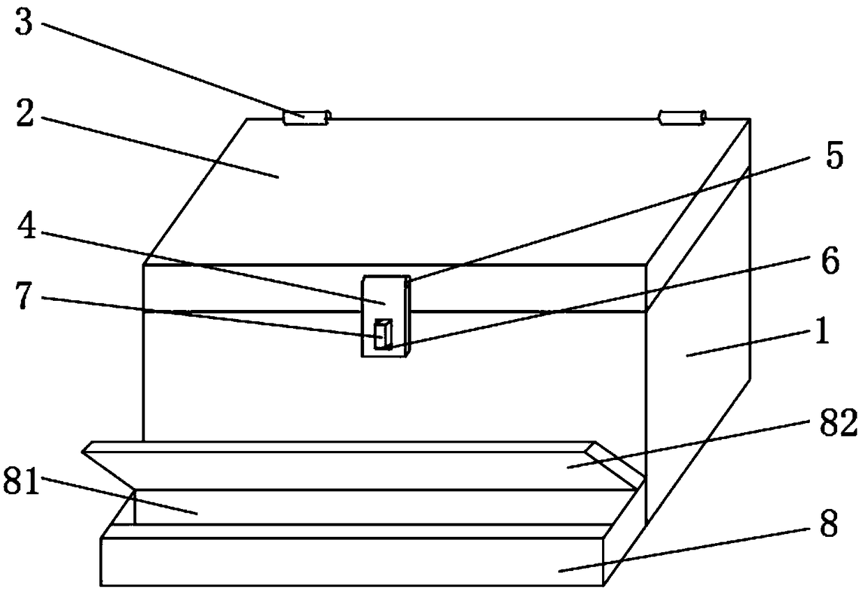 Novel cotton swab box