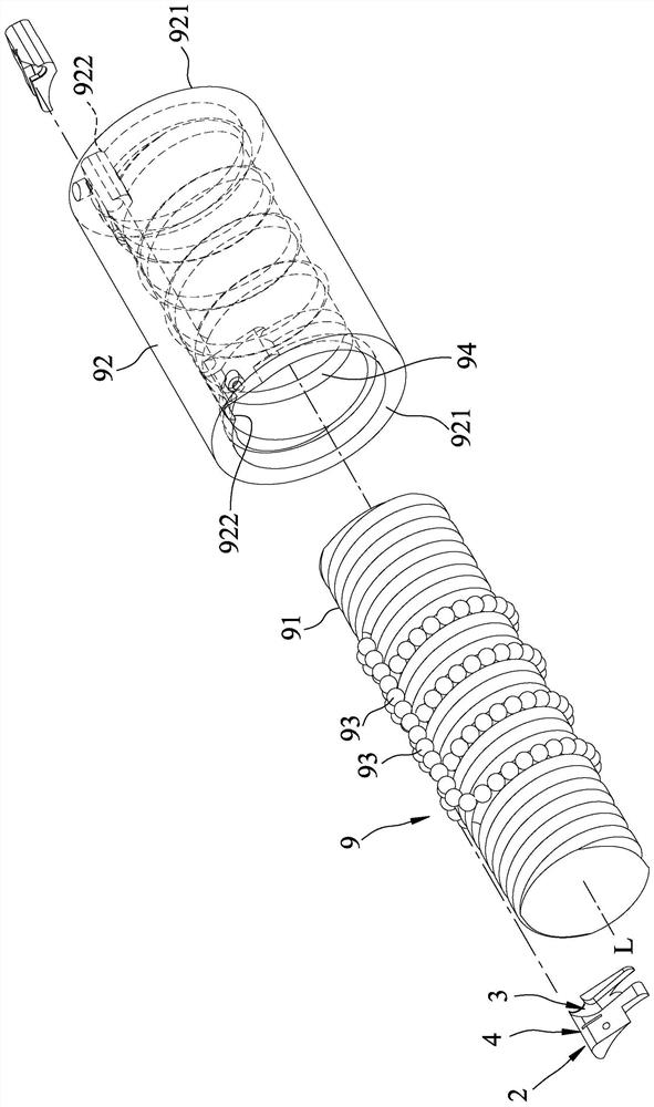 Backflow assembly of ball screw