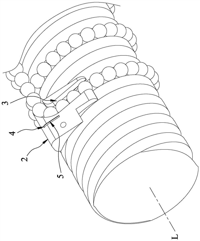 Backflow assembly of ball screw