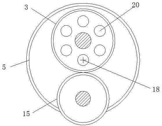 A mechanical drawing liner pen for drawing different line widths and styles