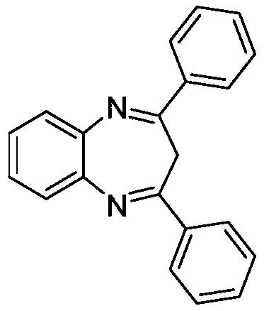 Method for catalytically preparing benzodiazepine compound by using titanocene dichloride