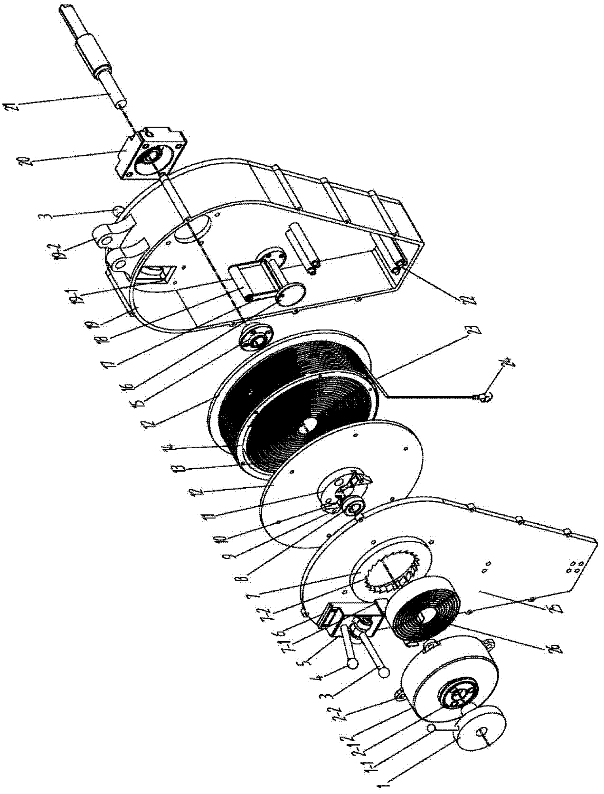 Reciprocating escape device