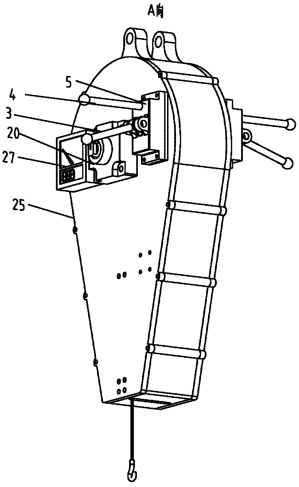 Reciprocating escape device