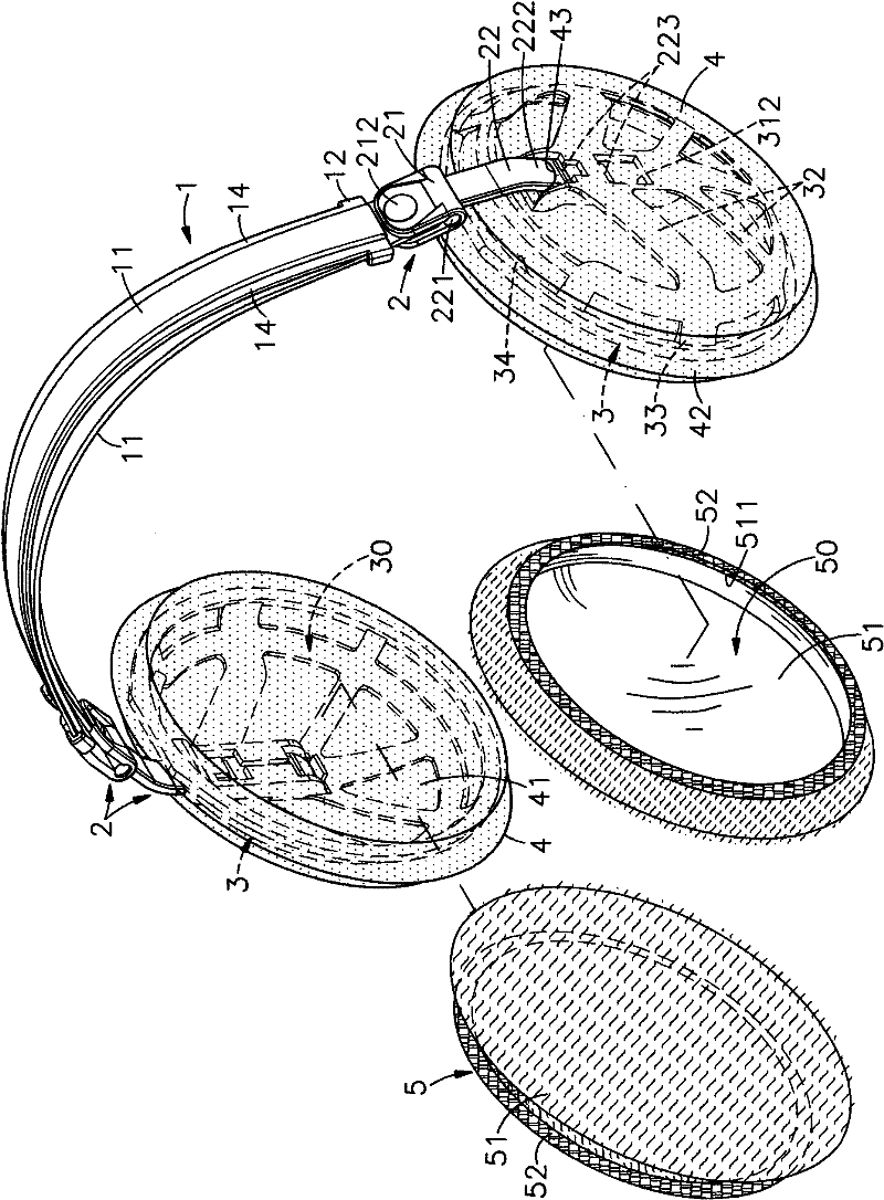 Ear muff structure