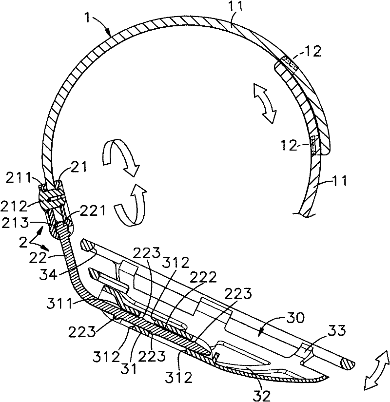 Ear muff structure