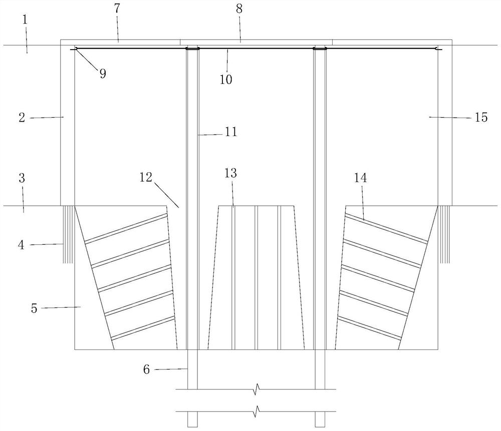 Blasting Excavation System of Soil and Rock Foundation Pit and Its Construction Method